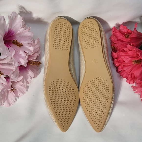 Arromic Women's NIB Nude Pointy Toe Ballet Slip On Flexible Flat Shoes Size 6.5 - Picture 12 of 12